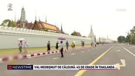 Val neobișnuit de căldură. 45 de grade în Thailanda